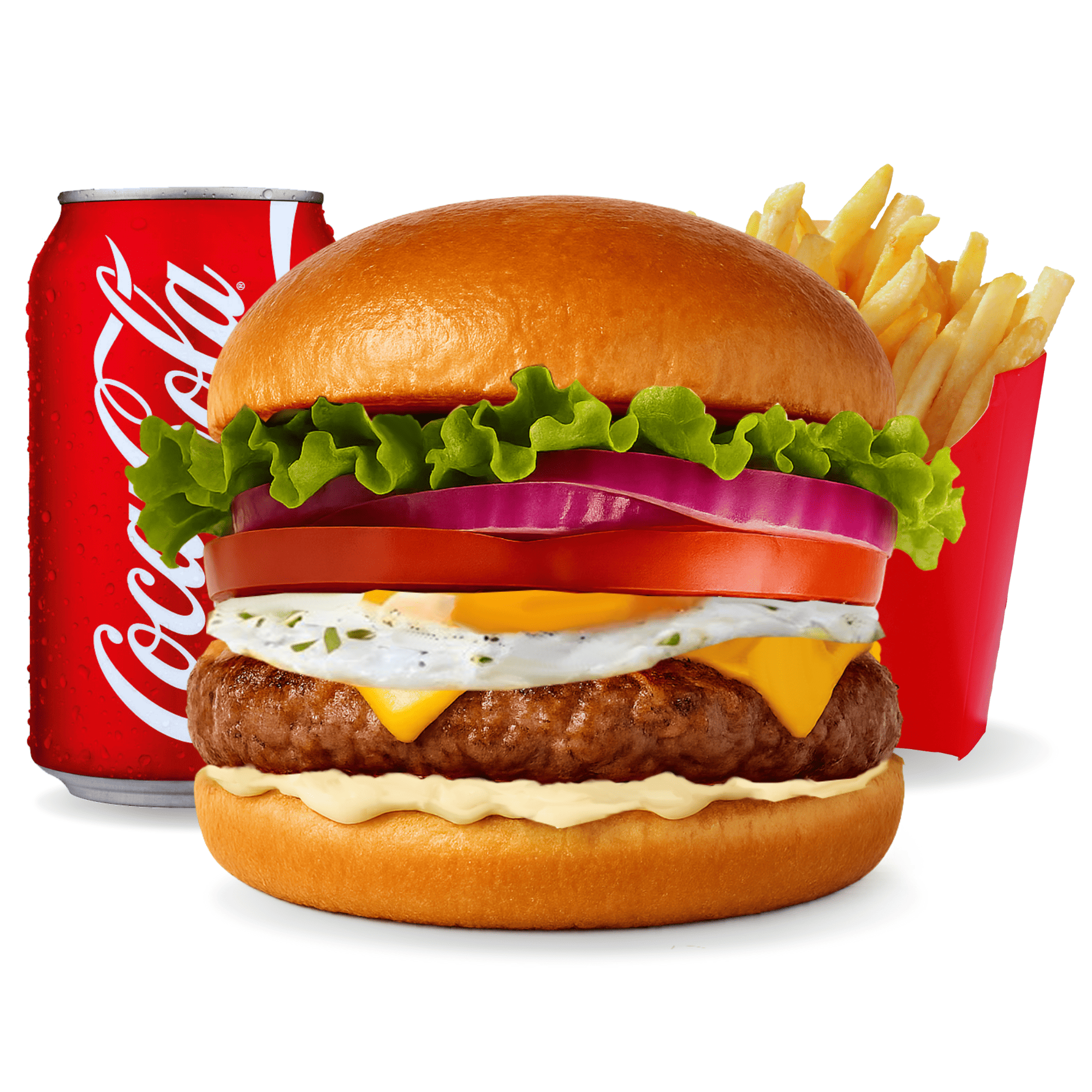 Combo Egg Burger House Burger